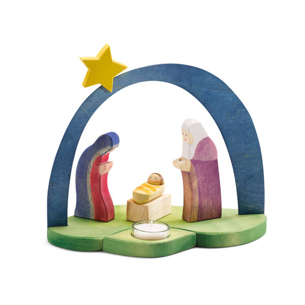 Ostheimer Nativity Candle Holder