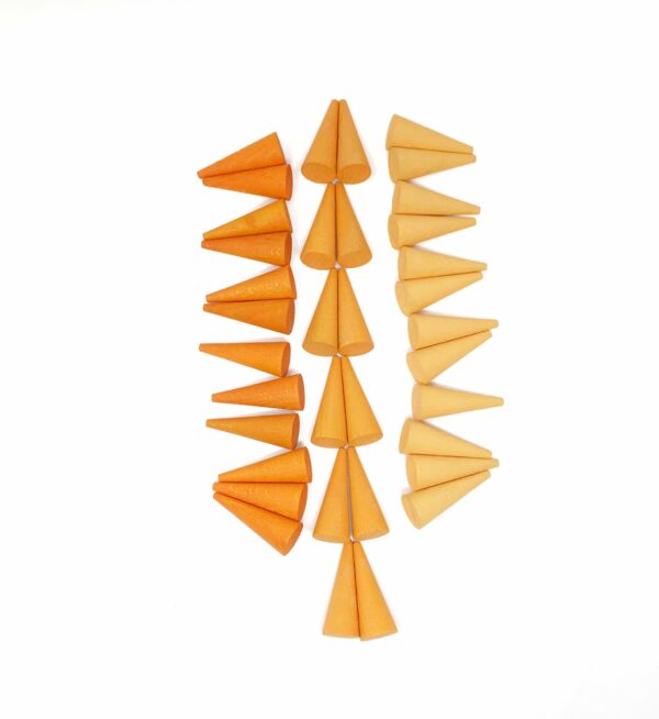 Grapat Mandala Orange Cones - Image 3