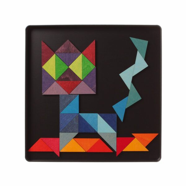 Grimm's Puzzle Mini Magnet - Triangles (64 pc) - Image 3