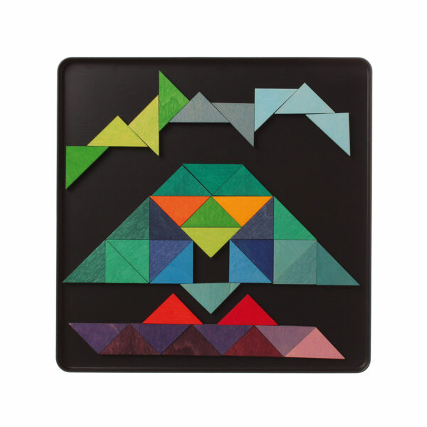 Grimm's Puzzle Mini Magnet - Triangles (64 pc) - Image 4