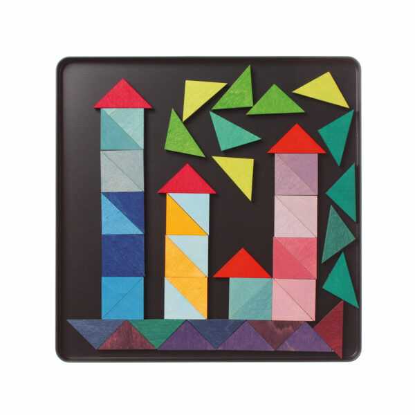 Grimm's Puzzle Mini Magnet - Triangles (64 pc) - Image 5