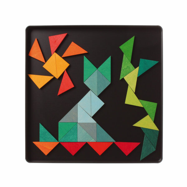 Grimm's Puzzle Mini Magnet - Triangles (64 pc) - Image 6