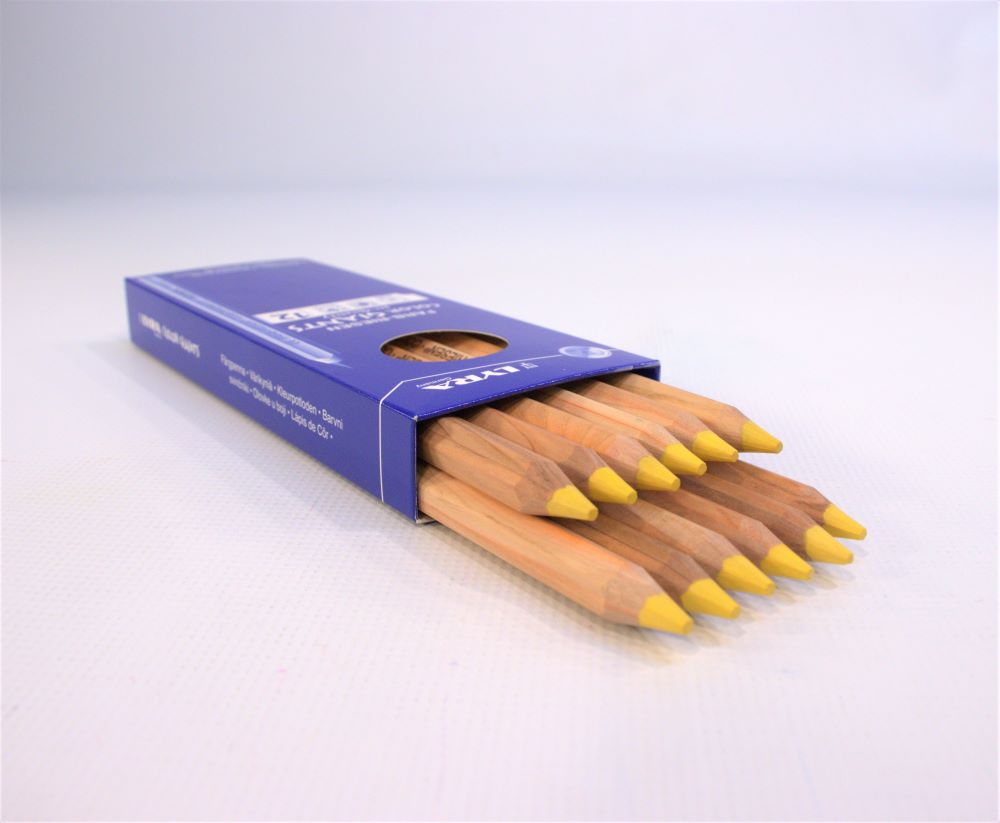 LYRA Lyra Color-Giants Colored Pencils, Unlacquered, 6.25