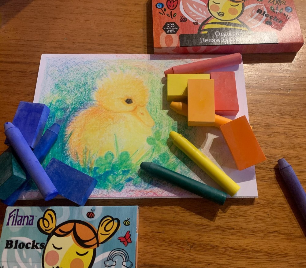 Stockmar beeswax drawing sticks and blocks - the rainbow