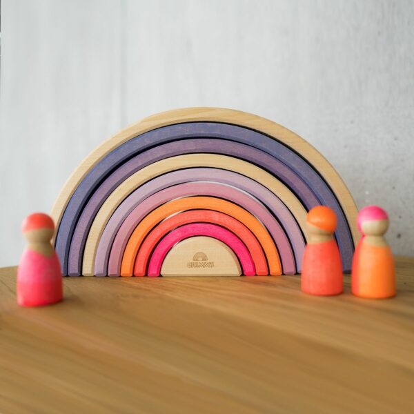 Grimm's Rainbow Neon Pink 10 Pack - Image 9
