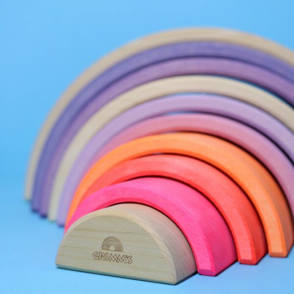 Grimm's Rainbow Neon Pink 10 Pack - Image 10