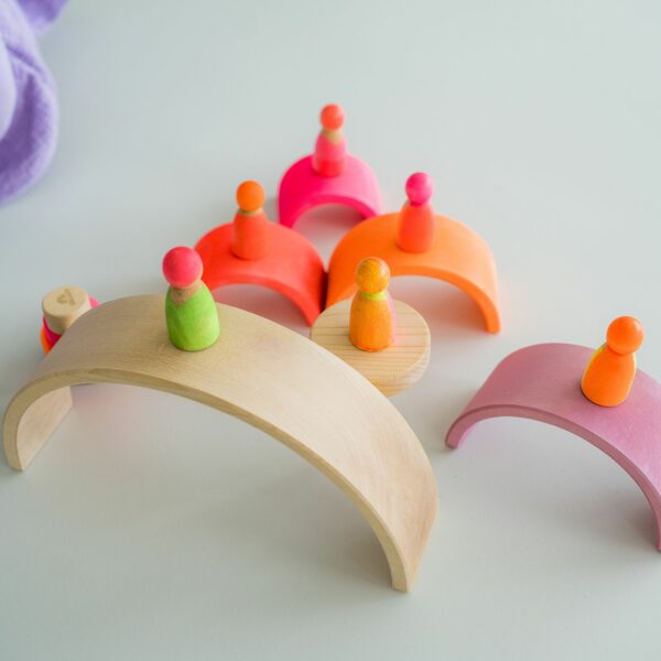 Grimm's Rainbow Neon Pink 10 Pack - Image 2