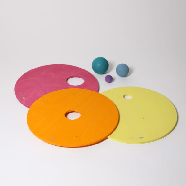 Grimm's Rolling Discs Warm Pastel