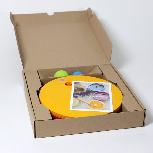 Grimm's Rolling Discs Warm Rainbow - Image 3