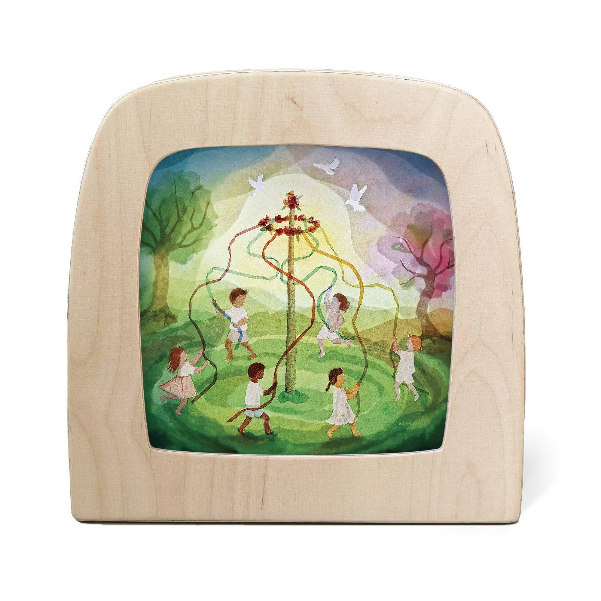 Toverlux Silhouette Vogel Geluk Ribbon Dance