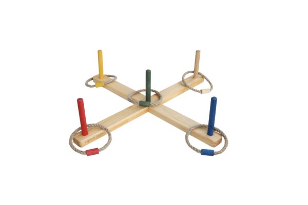 Wooden Story Ring Toss (Rainbow)