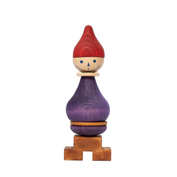 Wooden Story Stacking Toy Stick Figure 6 - Image 2
