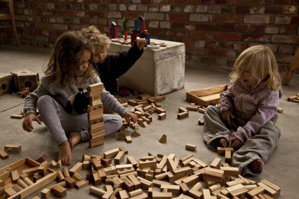 Wooden Story Natural Blocks in Tray XL 63 pieces - Image 7