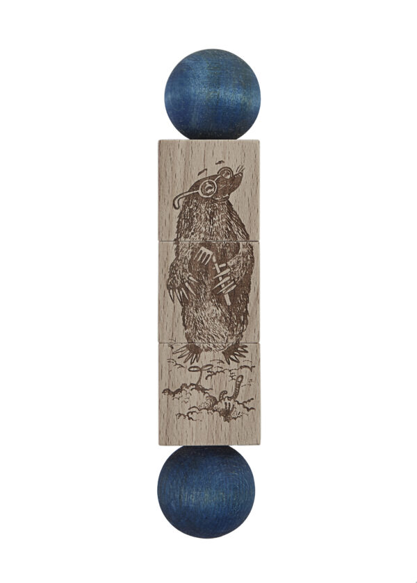 Wooden Story Twist the Blocks Secret Garden Blue - Image 7