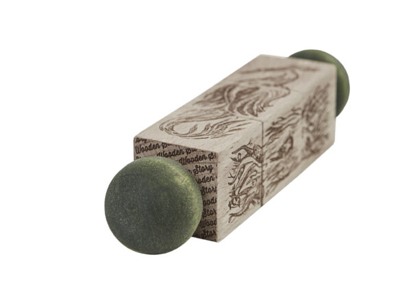 Wooden Story Twist the Blocks Magic Forest Green - Image 7