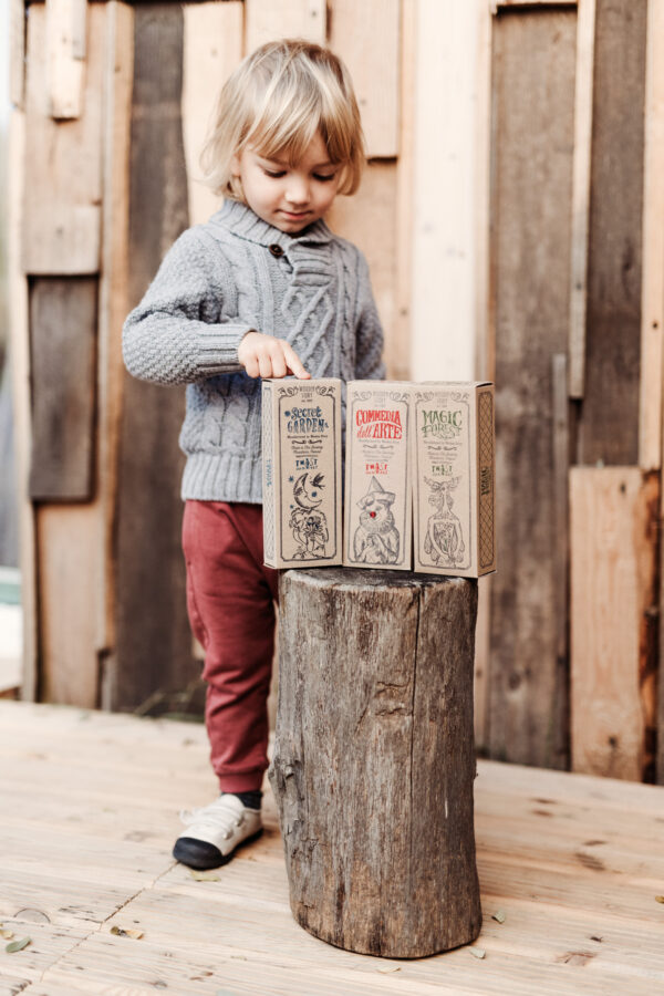 Wooden Story Twist the Blocks Secret Garden Blue - Image 13