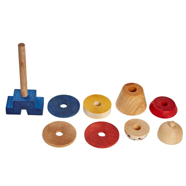 Wooden Story Stacking Toy Stick Figure 2 - Image 3