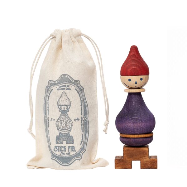 Wooden Story Stacking Toy Stick Figure 6
