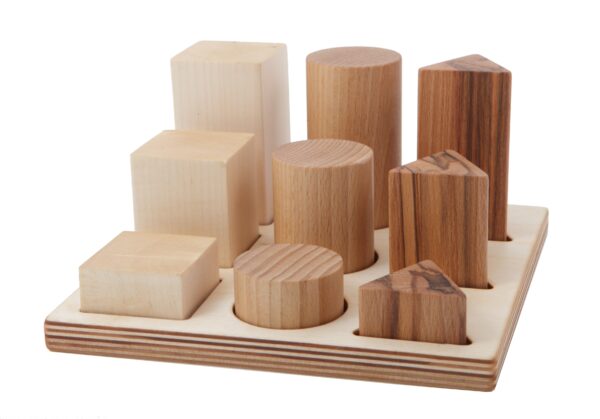 Wooden Story Natural Shape Sorter Board XL