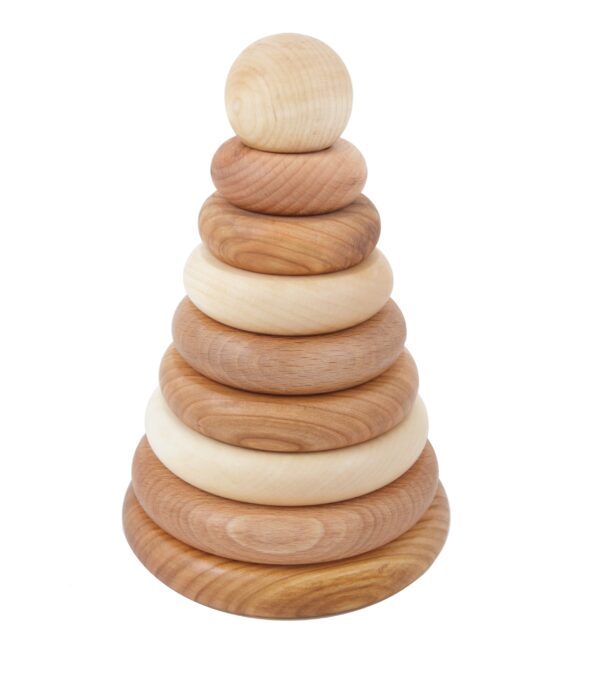 Wooden Story Natural Round Stacker