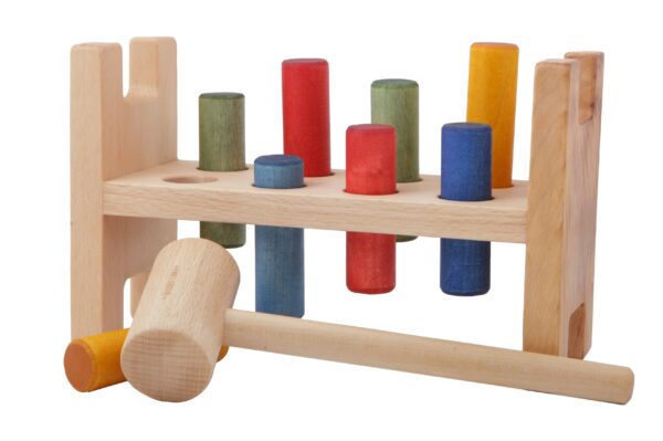 Wooden Story Rainbow Pound a Peg