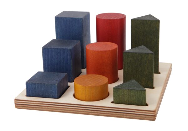 Wooden Story Rainbow Shape Sorter Board XL
