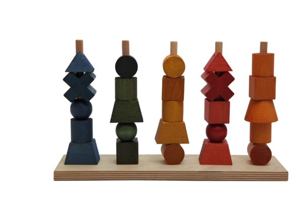 Wooden Story Rainbow Stacking Toy