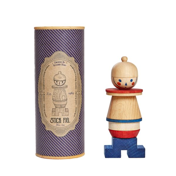 Wooden Story Stacking Toy Stick Figure 2