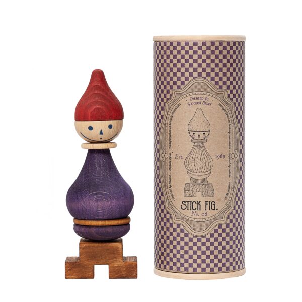 Wooden Story Stacking Toy Stick Figure 6 - Image 4