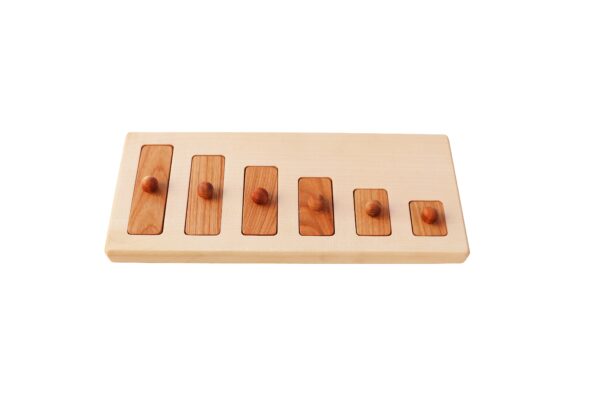 Wooden Story Montessori Long Short Puzzle - Image 4