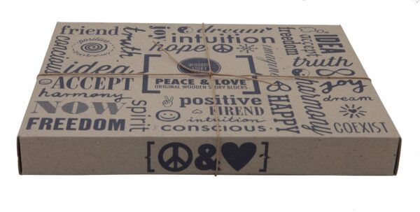 Wooden Story Peace and Love Blocks 29 pieces - Image 2