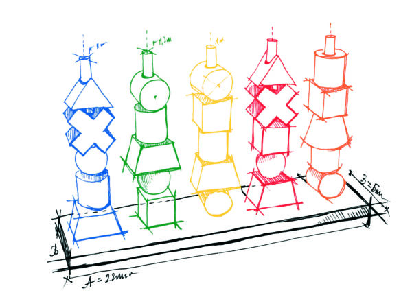 Wooden Story Rainbow Stacking Toy - Image 3
