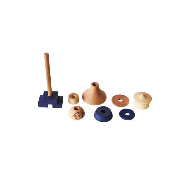 Wooden Story Stacking Toy Stick Figure 5 - Image 5