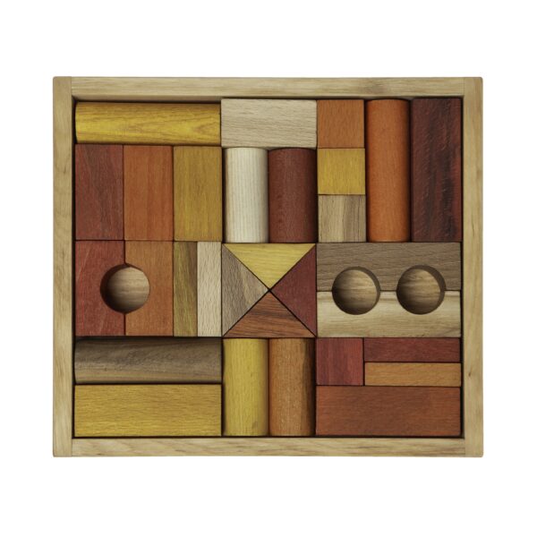 Wooden Story Warm Blocks in Tray 30 pieces - Image 2