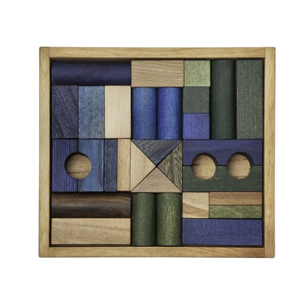 Wooden Story Cold Blocks in Tray 30 pieces