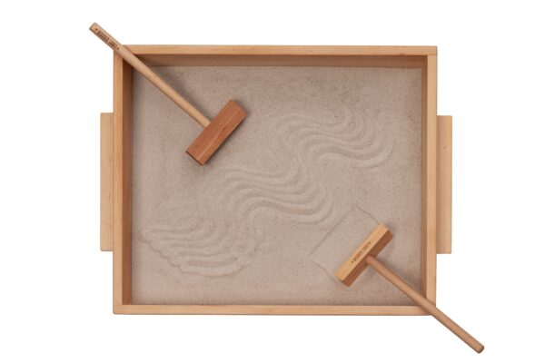 Wooden Story Large Sand Writing Tray and Accessories - Image 7