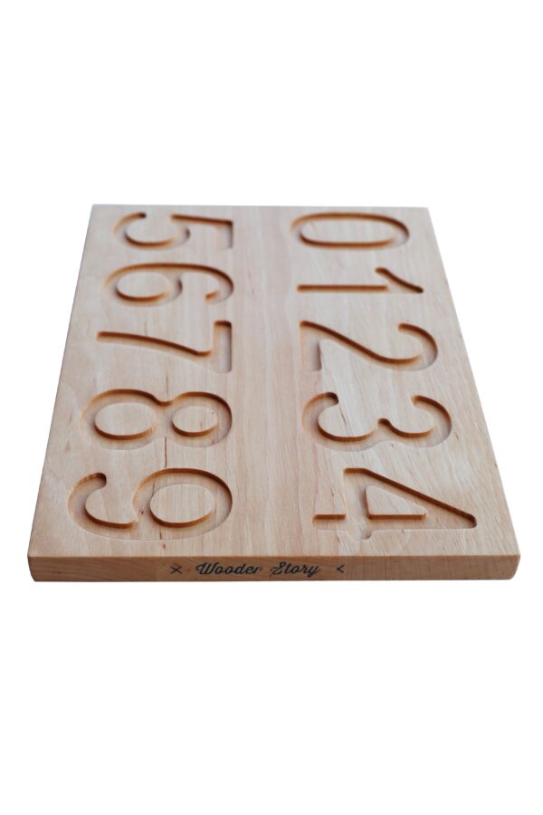 Wooden Story Number Tracking Board with wooden Balls - Image 6
