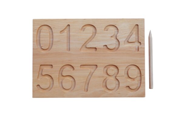 Wooden Story Number Tracking Board with wooden Balls - Image 7