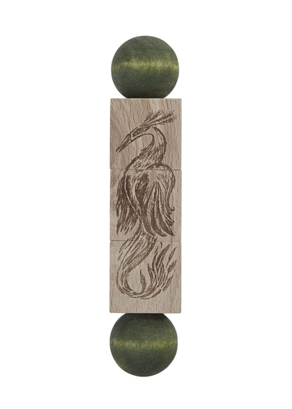 Wooden Story Twist the Blocks Magic Forest Green - Image 2