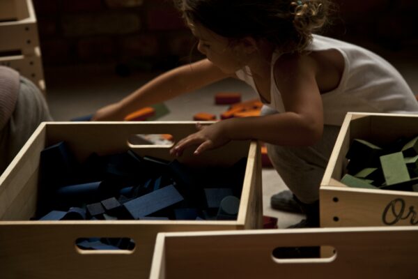 Wooden Story Rainbow Blocks in Tray 30 pieces - Image 5