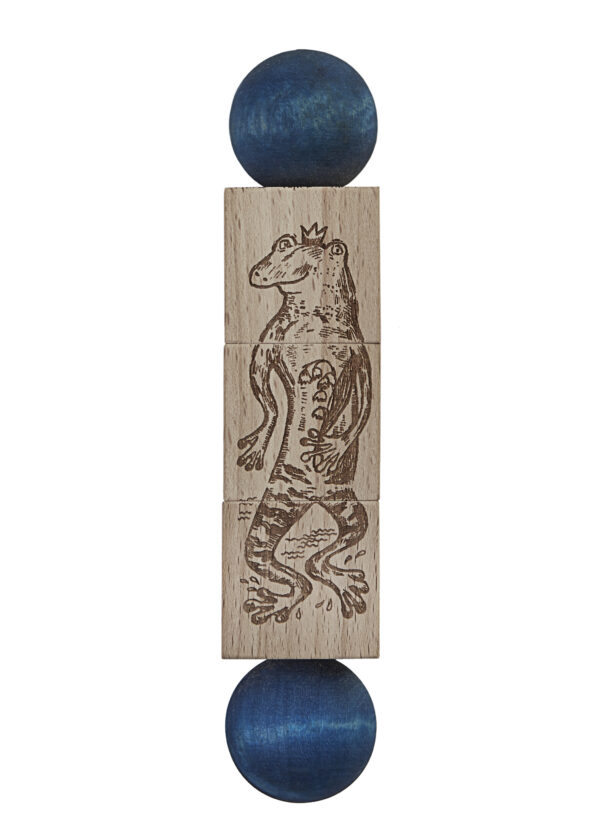 Wooden Story Twist the Blocks Secret Garden Blue - Image 4