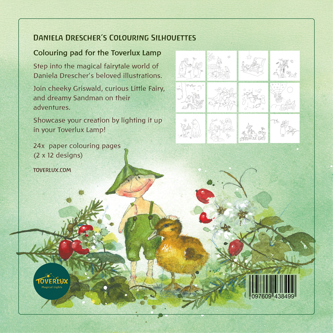 Toverlux Daniela Drescher Colouring Book 24 pages