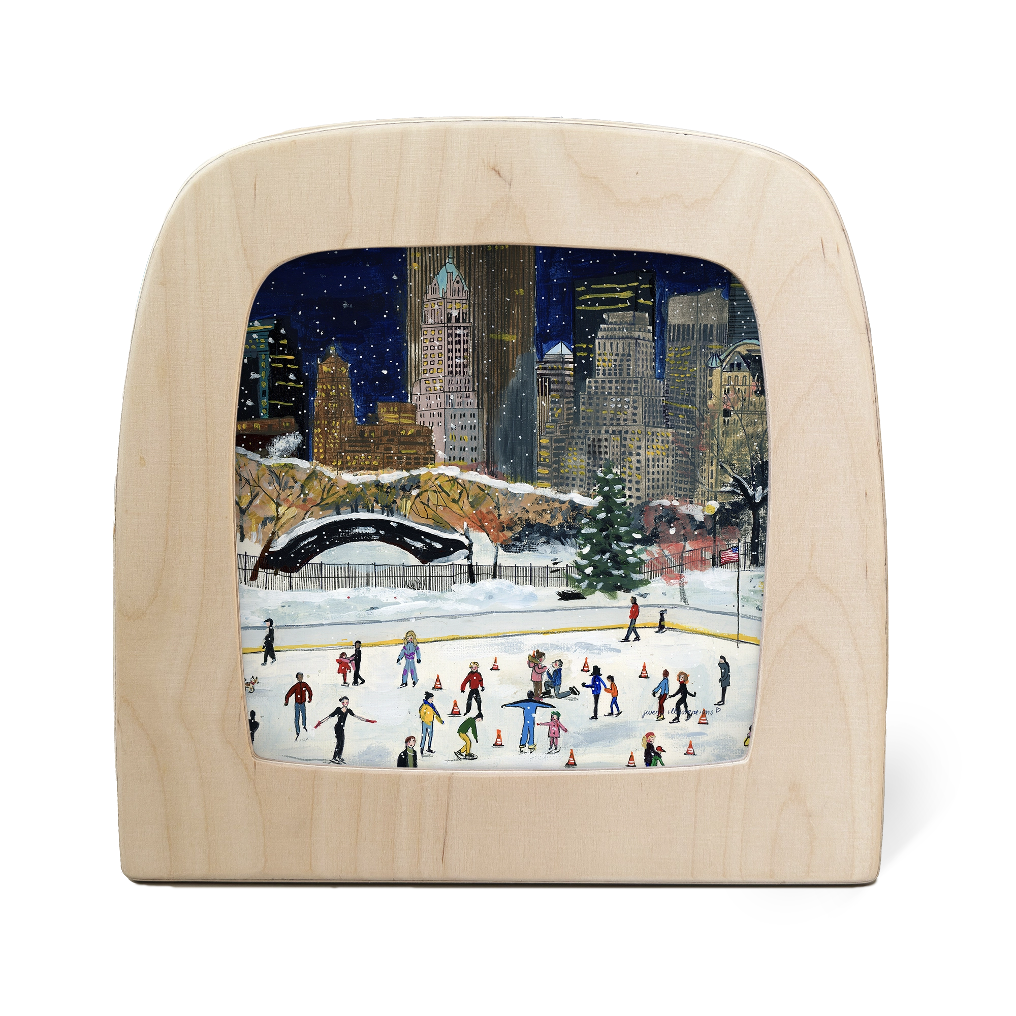 Toverlux Silhouette by Gwens Illustrations - Christmas in New York