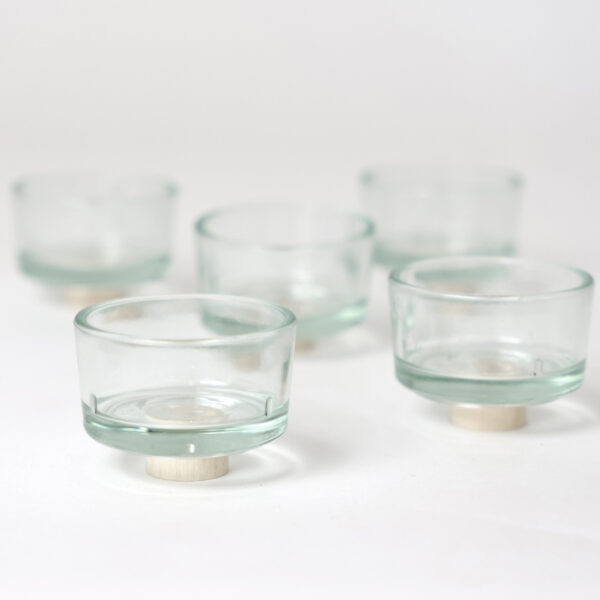 Grimm's Tea Light Holders Glass 5 Pieces