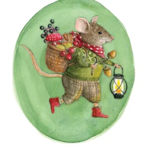 Postcard Foraging Mouse
