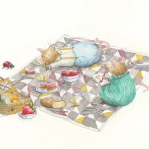 Postcard Spring Picnic
