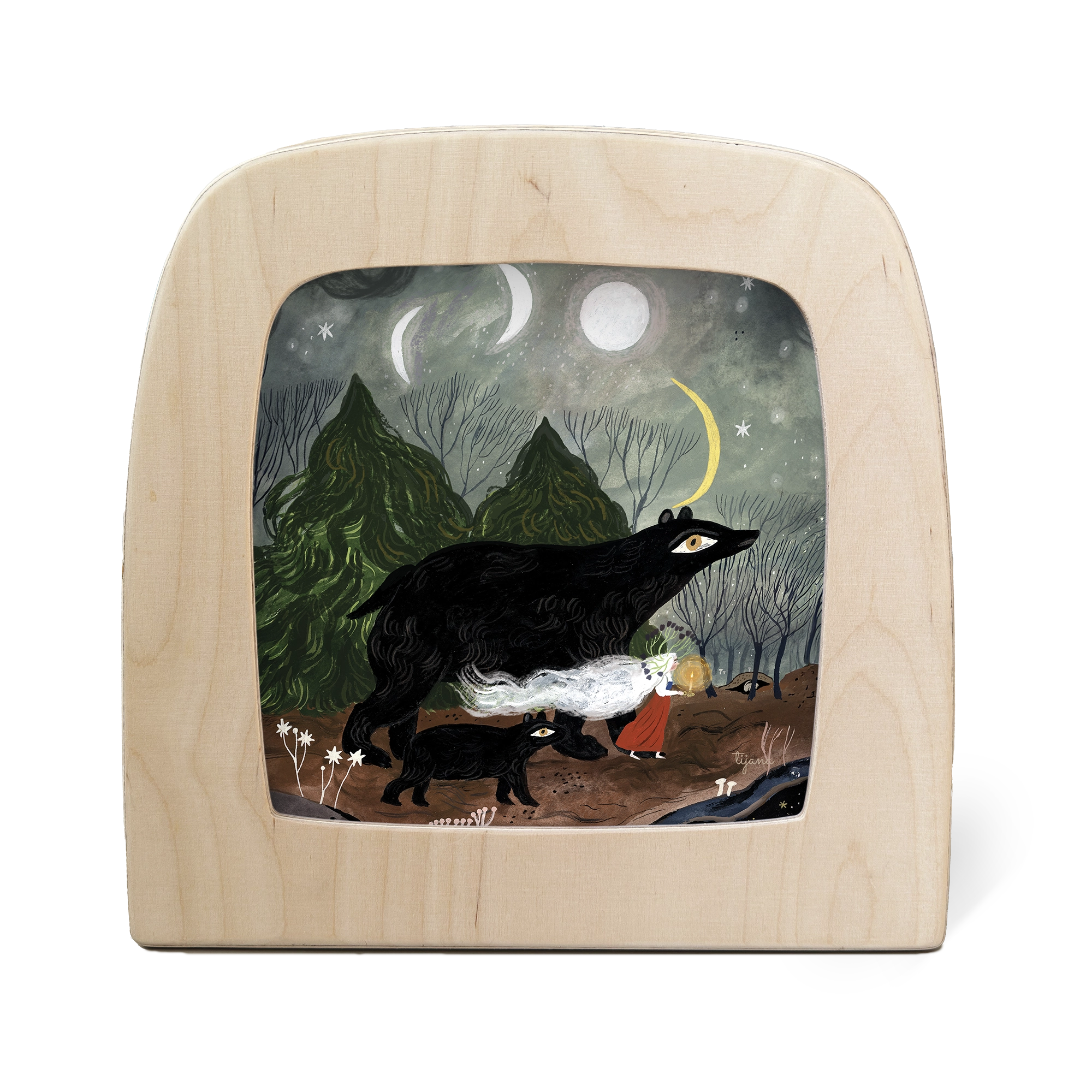 Toverlux Silhouette by Tijana Draws - Black Bears