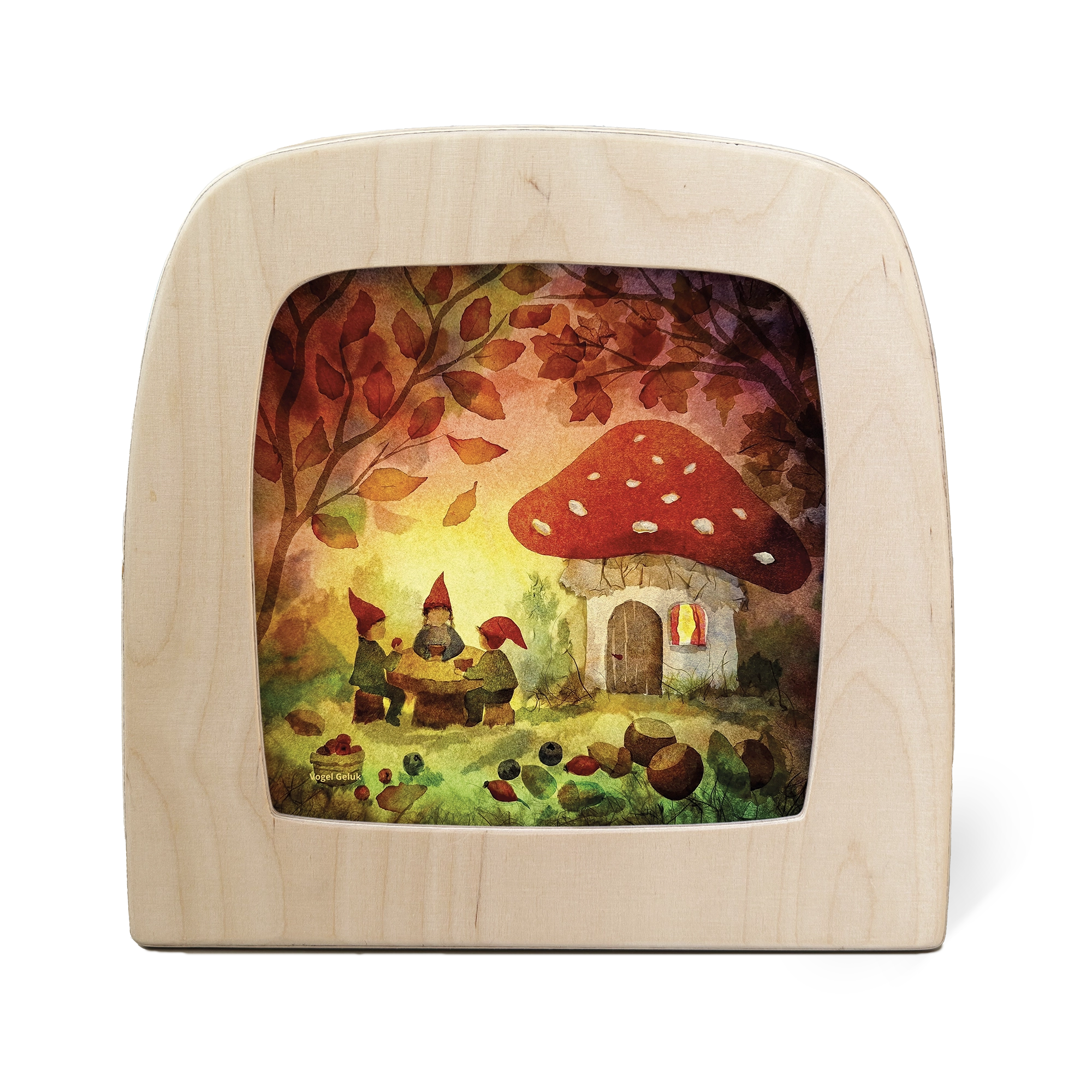 Toverlux Silhouette by Vogel Geluk Gnome Picnic