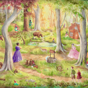 Postcard Fairytale Forest