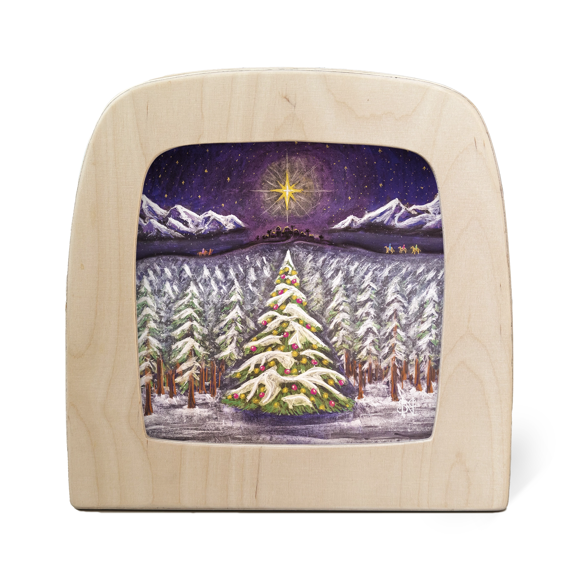 Toverlux Silhouette Nathaniel Santa Cruz Christmas